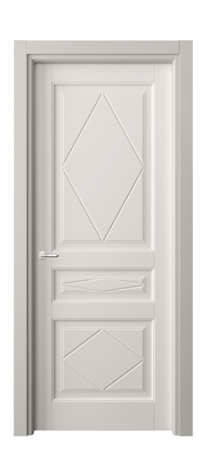 Межкомнатная дверь Тоскана Ромбо 6345 Матовый пудровый белый  Цена 106499 ₽ | Volhovec