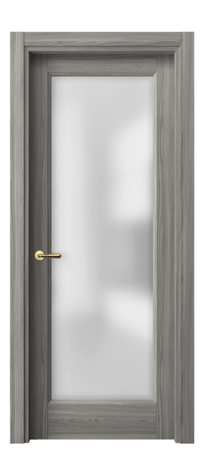 Межкомнатная дверь Galant 1402 Имбирный ясень Сатинированное стекло Цена 5911160 so'm | Volhovec