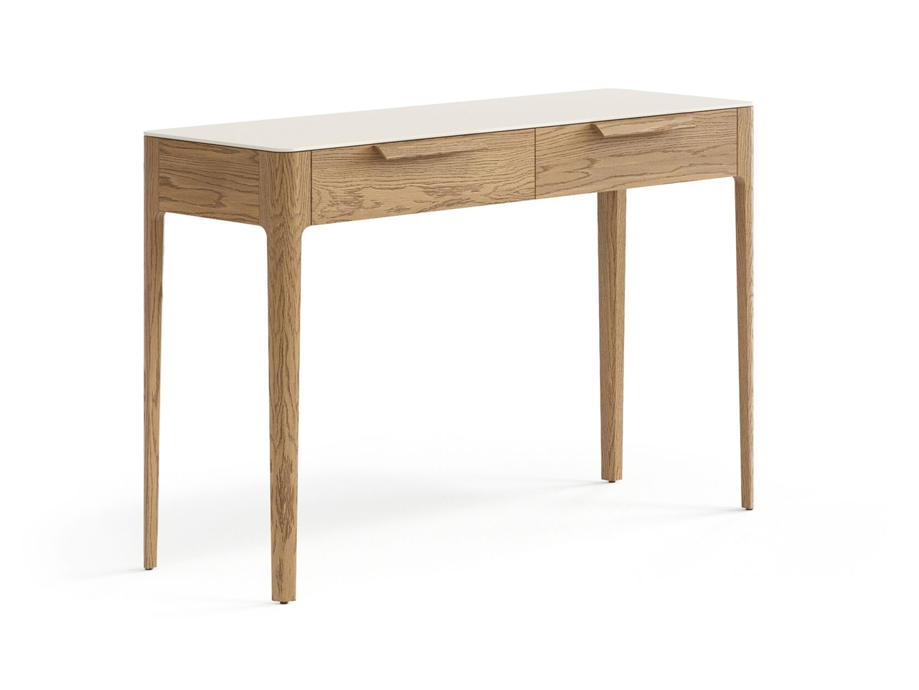 Консоль Piega 2 ящика дуб мускатный матовый