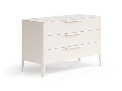 Мебель Комод Piega 3 ящика. Цвет Матовый бежево-серый. Материал Гладкая эмаль. Коллекция Комод Piega 3 ящика. Фото. Мебель Комод Piega 3 ящика. Цвет Матовый бежево-серый. Материал Гладкая эмаль. Коллекция Комод Piega 3 ящика. Картинка.