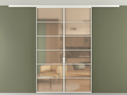 Алюминевая перегородка vd2_04 Алюминий светло-серый Сатинированное оранжевое стекло, триплекс, 6мм. Цвет Алюминий светло-серый. Материал Алюминий в эмали. Коллекция Перегородка Formato вдоль стены на потолок двустворчатая. Картинка.