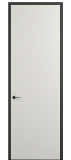 Дверь межкомнатная 0010 АКП ПЭБЛ. Цвет ПЭТ белоснежный. Материал ПЭТ. Коллекция Planum Pro. Картинка.