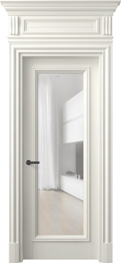 Дверь межкомнатная 7300 МЖМ DUNE. Цвет Матовый жемчужный. Материал Гладкая эмаль. Коллекция Антик. Картинка.
