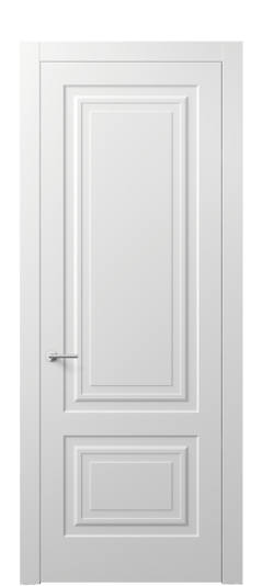 Дверь межкомнатная АКП 8451 МБЛ Матовый белоснежный. Цвет Матовый белоснежный. Материал Гладкая эмаль. Коллекция Mascot. Картинка.