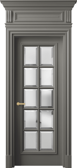 Дверь межкомнатная 7310 БКЛС САТ-Ф. Цвет Бук классический серый. Материал Массив бука эмаль. Коллекция Antique. Картинка.