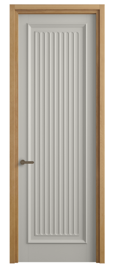 Дверь межкомнатная 6701 МТСР. Цвет Матовый тёплый серый. Материал Гладкая эмаль. Коллекция Шарм. Картинка.