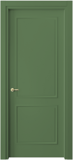 Дверь межкомнатная 8121 Резедово-зелёный RAL 6011. Цвет RAL Резедово-зелёный RAL 6011. Материал Гладкая эмаль. Коллекция Paris. Картинка.