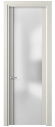 Дверь межкомнатная 4114 МЖМ САТ. Цвет Матовый жемчужный. Материал Гладкая эмаль. Коллекция Планум. Картинка.