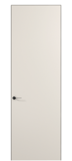 Дверь межкомнатная 0010 ПЭКБ. Цвет ПЭТ кремово-белый. Материал ПЭТ. Коллекция Planum Pro. Картинка.