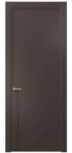 Дверь межкомнатная АКП 8603 МАН. Цвет Матовый антрацит. Материал Гладкая эмаль. Коллекция Фрэйм. Картинка.