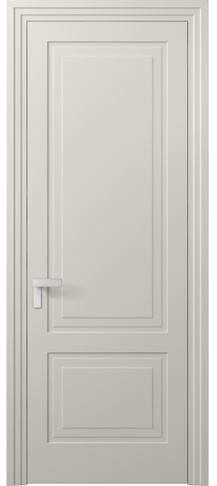 Дверь межкомнатная 8351 МОС. Цвет Матовый облачно-серый. Материал Гладкая эмаль. Коллекция Rocca. Картинка.