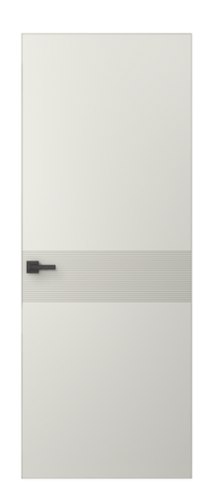 Дверь межкомнатная 8041 МЖМ. Цвет Матовый жемчужный. Материал Гладкая эмаль. Коллекция Linea. Картинка.