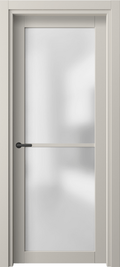 Дверь межкомнатная 2108 ПЭСС САТ. Цвет ПЭТ светло-серый. Материал ПЭТ. Коллекция Нео. Картинка.