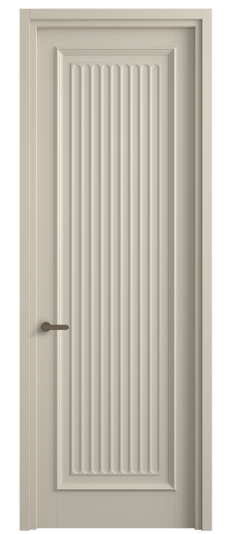 Дверь межкомнатная 6701 МБСР. Цвет Матовый бежево-серый. Материал Гладкая эмаль. Коллекция Шарм. Картинка.