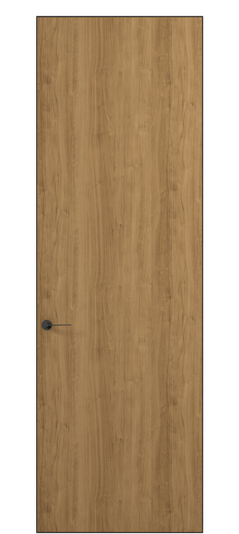 Дверь межкомнатная 0010 АКП ГОР. Цвет Грецкий орех. Материал Ламинатин. Коллекция Planum Pro. Картинка.