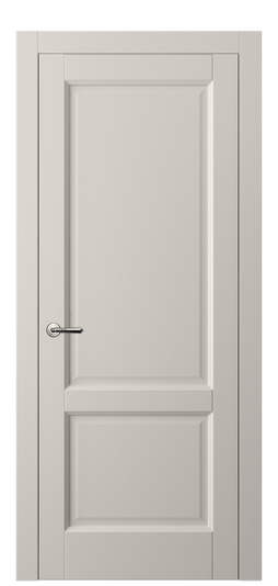 Дверь межкомнатная 1421 ПЭСС. Цвет ПЭТ светло-серый. Материал ПЭТ. Коллекция Galant. Картинка.