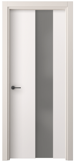 Дверь межкомнатная 4226 ПЭКС СЕР САТ. Цвет ПЭТ кремово-серый. Материал ПЭТ. Коллекция Фридом. Картинка.