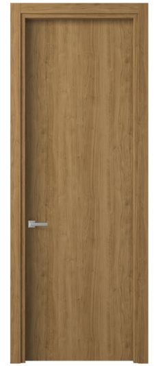 Дверь межкомнатная 0010 ГОР. Цвет Грецкий орех. Материал Ламинатин. Коллекция Planum. Картинка.