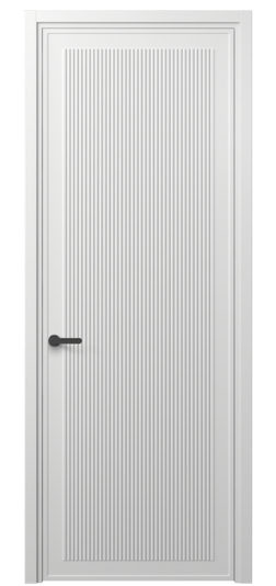 Дверь межкомнатная 8622 МБЛ . Цвет Матовый белоснежный. Материал Гладкая эмаль. Коллекция Dune. Картинка.
