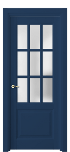 Дверь межкомнатная 0748 NCS S 6020-R80B. Цвет NCS NCS S 6020-R80B. Материал Гладкая эмаль. Коллекция Лигнум. Картинка.