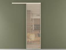 Перегородка Formato вдоль стены 1 створка