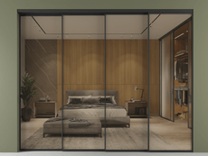 Перегородка Formato внутри проёма телескопик синхро 3