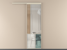 Перегородка Mosaic вдоль стены 1 створка