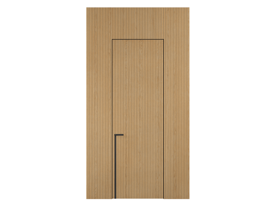 Панели для отделки стен Стеновая панель Фрезерованные Дуб золотой матовый. Цвет Дуб золотой матовый. Материал Шпон Naturwood. Коллекция Фрезерованные. Картинка.