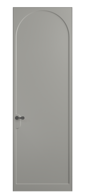 Дверь межкомнатная 7503 МНСР. Цвет Матовый нейтральный серый. Материал Гладкая эмаль. Коллекция Softform. Картинка.