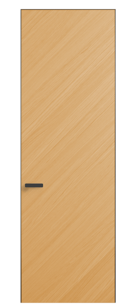 Дверь межкомнатная 0200 ДЗМЛР Дуб золотой матовый. Цвет Дуб золотой матовый рифт. Материал Радиальный шпон Naturwood. Коллекция Rift. Картинка.