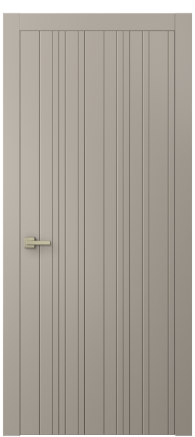 Дверь межкомнатная 8051 МБСК. Цвет Матовый бисквитный. Материал Гладкая эмаль. Коллекция Линия. Картинка.