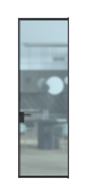 Дверь межкомнатная АЛПЛ040.01 САТ ГОЛ ЧЕР. Цвет Алюминий Черный. Материал Алюминий. Коллекция Formato. Картинка.