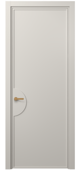 Дверь межкомнатная 8604 МОС . Цвет Матовый облачно-серый. Материал Гладкая эмаль. Коллекция Frame. Картинка.